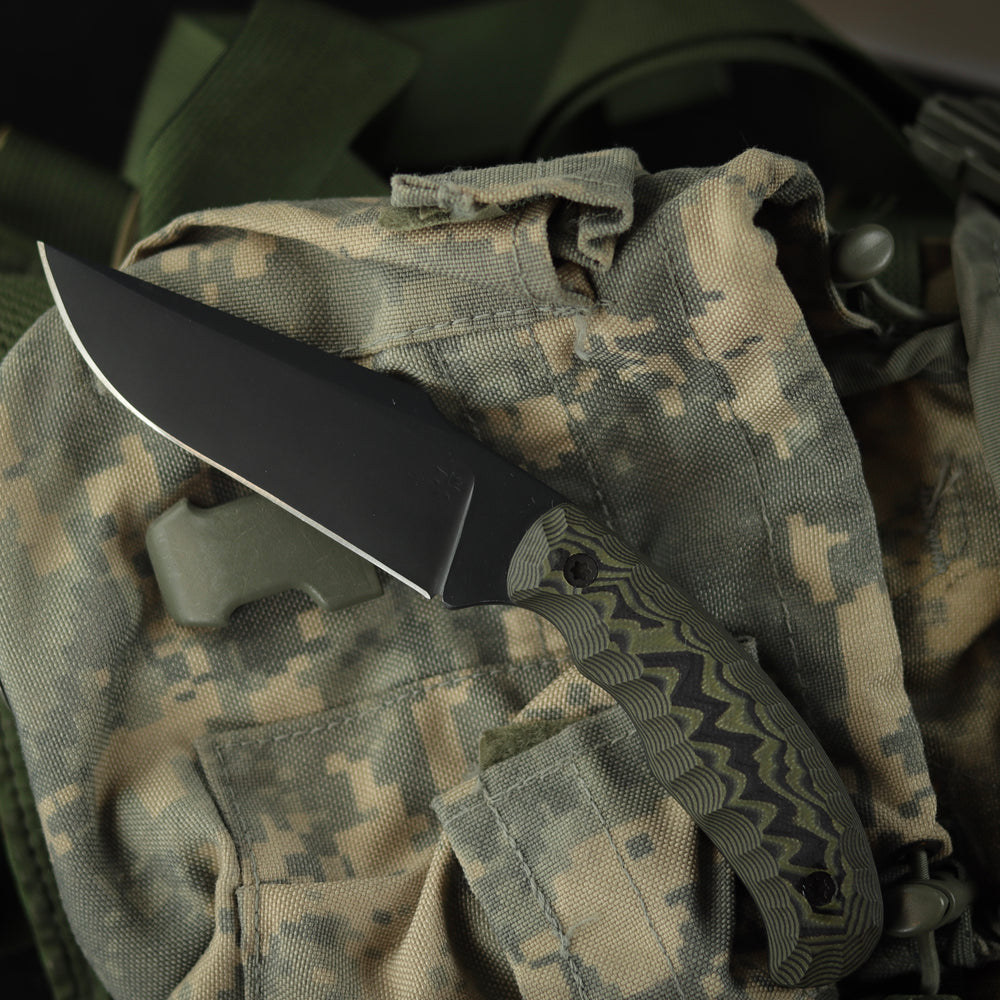 Cobra - Black Cerakote - Green/Black Multicam G10